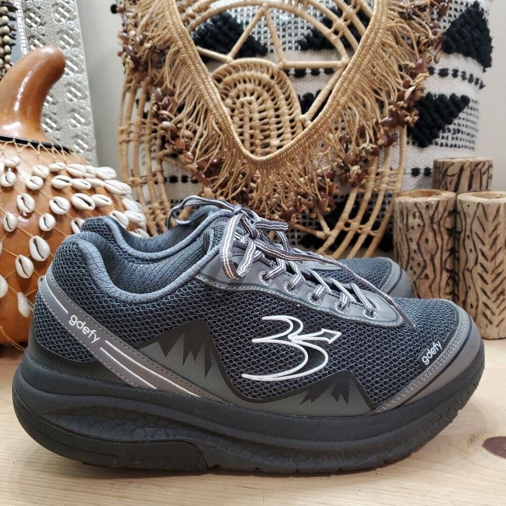 GDEFY Mighty Walk Athletic Shoes Womens 9.5 Roomy Toe Box Pain Relief VersoShock